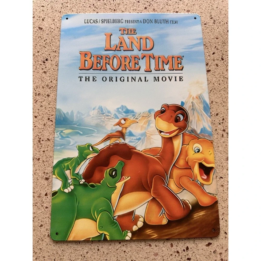 The Land Before Time 8X12 Metal Sign Wall Art Garage Game Fan Gift Poster Door